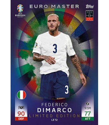 Topps Match Attax UEFA EURO 2024 Euro Master Limited Edition Federico Dimarco (Italy)